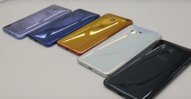 HTC U11正式登場，顏色多樣，設計延續Ultra風格，十分吸睛！   圖：翻攝自GSM
