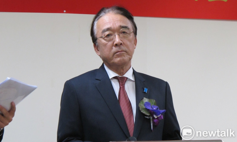 日本台灣交流協會台北事務所代表沼田幹夫表示，對於國民黨就日本食品進口台灣的管制措施，公民投票成案深感失望。資料照片。   圖：林朝億/攝