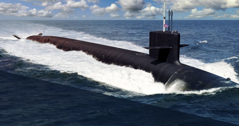 美國「俄亥俄」級核潛艇。 圖：翻攝自騰訊網 