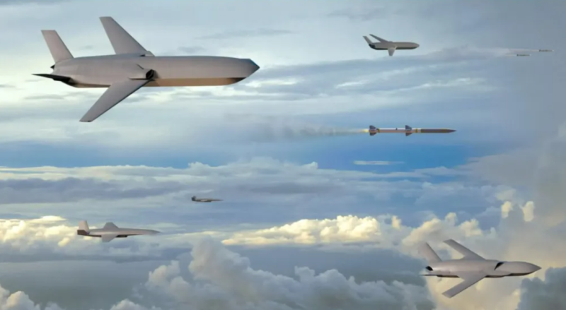 美國空軍近期正為加速 AIM260 導彈生產做準備，這款下代超遠程空空導彈不僅可以配套五代機，還能成為下代忠誠僚機的標配。   圖：翻攝自河東三叔