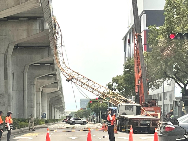 台中捷運今(10)日稍早傳出意外事故   圖:翻攝自路上觀察學院