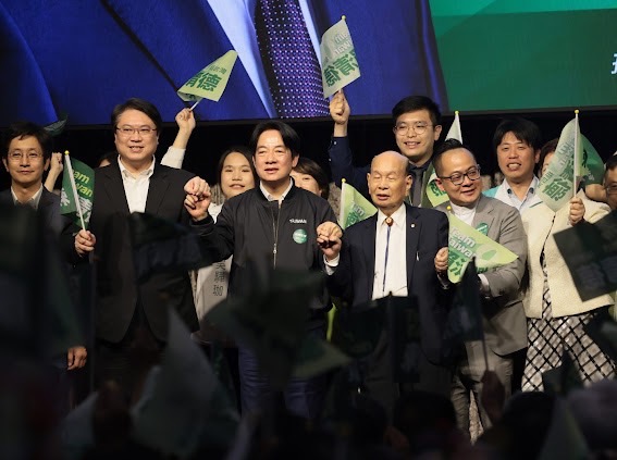 民進黨主席、總統候選人賴清德出席基隆市信賴台灣之友會。   圖：民進黨 / 提供