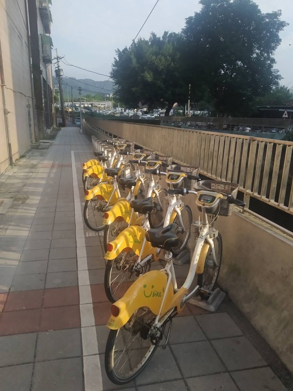 公共自行車租賃站。   圖：新北市交通局提供