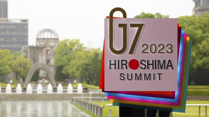 G7公報罕見提九點一致意見明確對華立場。   圖：翻攝自澎湃新聞