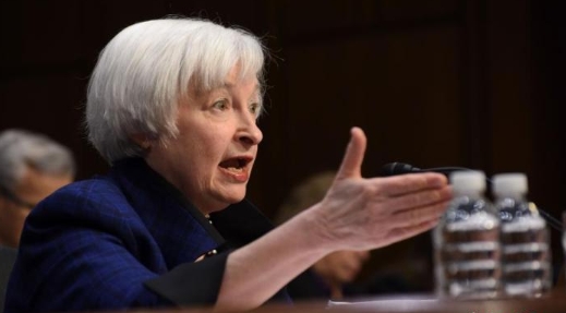 美國財政部長葉倫（Janet Yellen）批評惠譽國際（Fitch Ratings）下調美國信用評等的決定。   圖：翻攝自中新網(資料照)