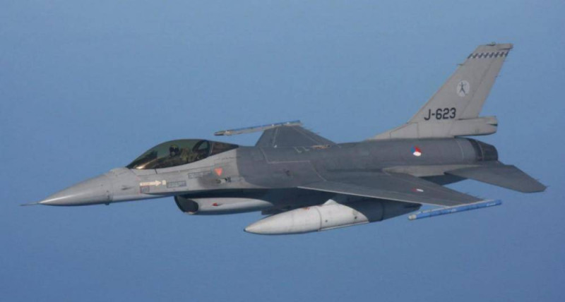 烏克蘭有望得到荷蘭在役的F-16戰機。   圖：截取自搜狐