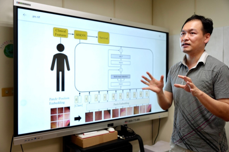 政治大學和台北榮總的團隊進行了臨床試驗，結合大腸鏡影像和臨床資料的AI模型，達到了94%大腸癌的預測準確率，超過傳統方法。   圖：政治大學/提供