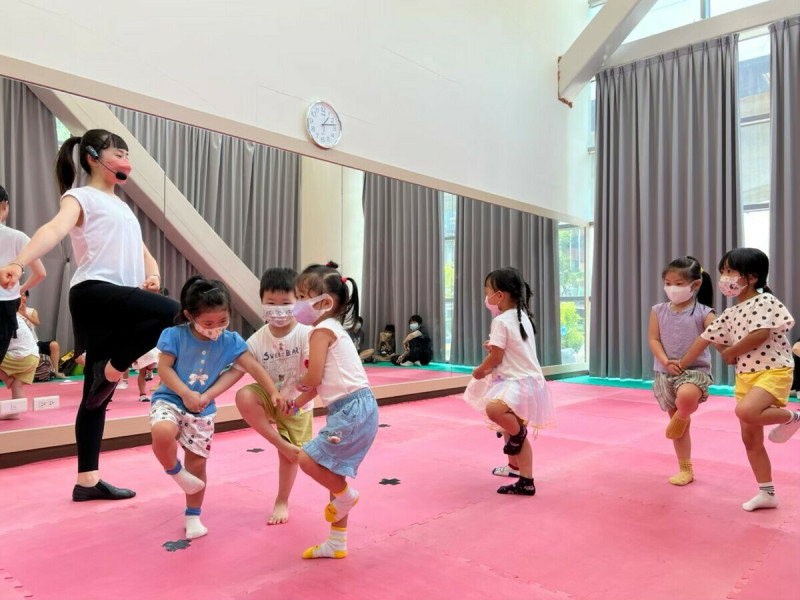 樹林運動中心推出幼兒芭蕾。   圖：新北市體育處提供
