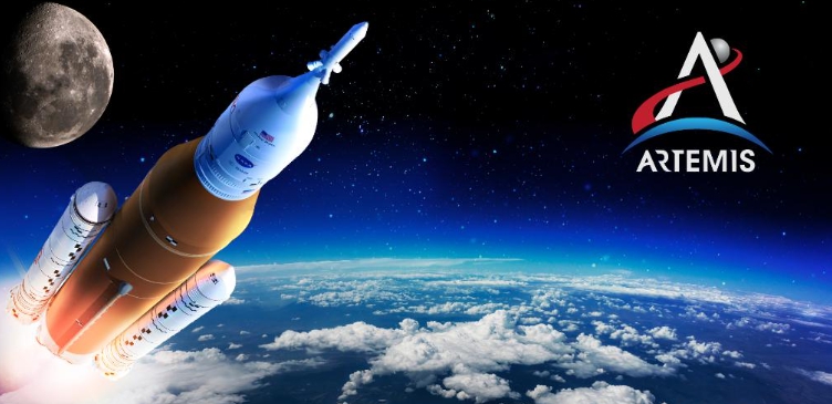 美國計劃最早於 2024 年開展「阿特米斯2號」載人繞月飛行任務，並爭取在2025年讓「阿特米斯3號」真正實現載人登月。 圖 : 翻攝自NASA官網