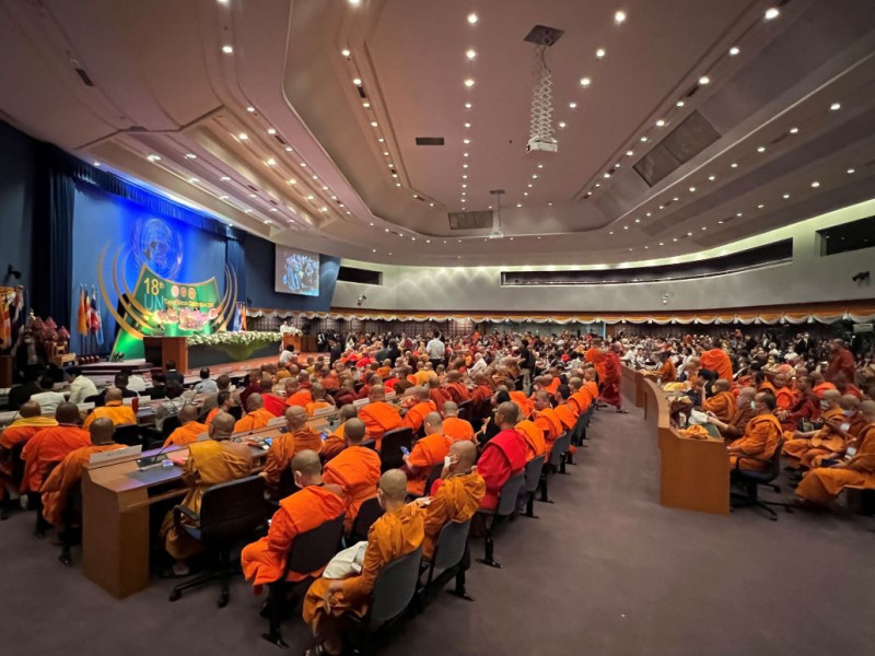 第18屆聯合國衛塞節國際佛教大會。   圖：孫家銘翻攝
