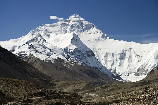 聖母峰海拔8,848公尺，為世界第一高峰。   圖：取自維基百科