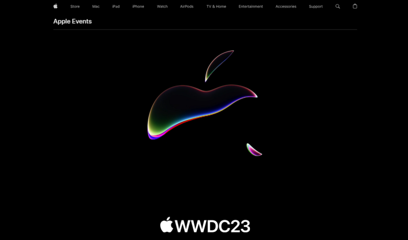 蘋果近10年來最重要的一場開發者大會-「WWDC 2023」即將在6月6日凌晨舉行，並全程直播。   圖：翻攝自蘋果官網