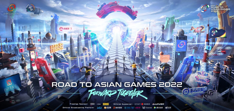 亞洲奧林匹克委員會(OCA)與亞洲電子體育聯合會(AESF)共同發起前導賽事「亞運征途」(Road to Asian Games, RDAG)邀請各國參賽。   圖：CTESA/提供