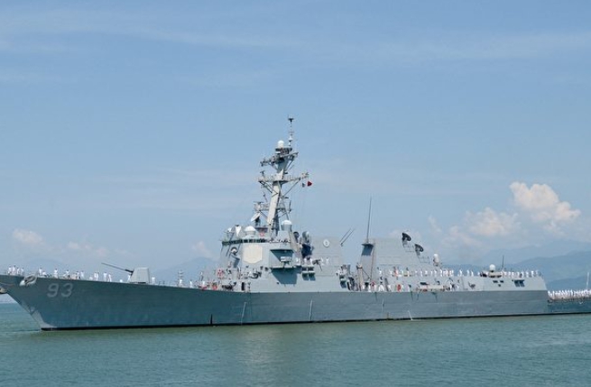 美伯克級戰艦「鍾雲」號。   圖 : 翻攝自US Navy