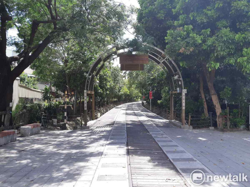 嘉義市嘉油鐵馬道是民眾重要的休憩場所。   圖：蔡坤龍/攝