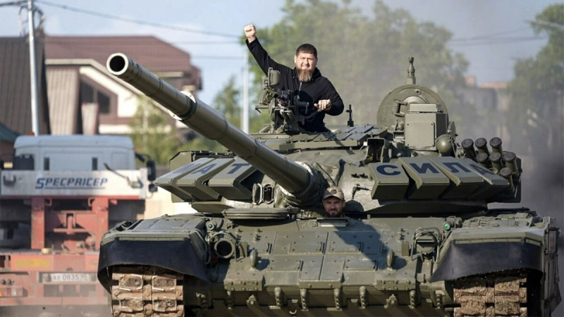 車臣·卡德羅夫(Ramzan Kadyrov)的特種部隊被派往別爾哥羅德地區與俄羅斯志願軍戰鬥。   圖：翻攝自推特
