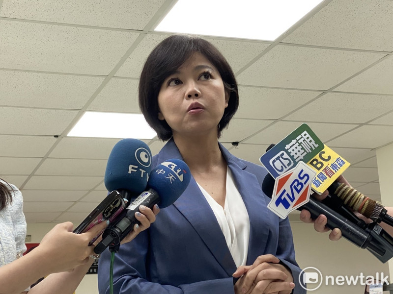 國民黨台北市議員游淑慧面對尷尬問題時，常以「阿共」當理由。   圖：周煊惠 / 攝（資料照）