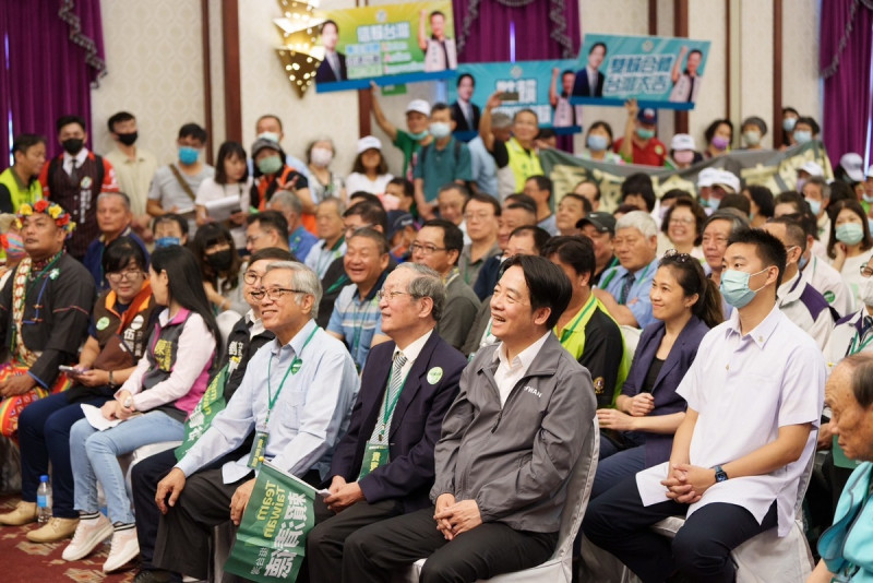 民進黨主席暨總統候選人賴清德今（17）日上午出席「台東縣信賴台灣之友會成立大會」。   圖：賴辦提供