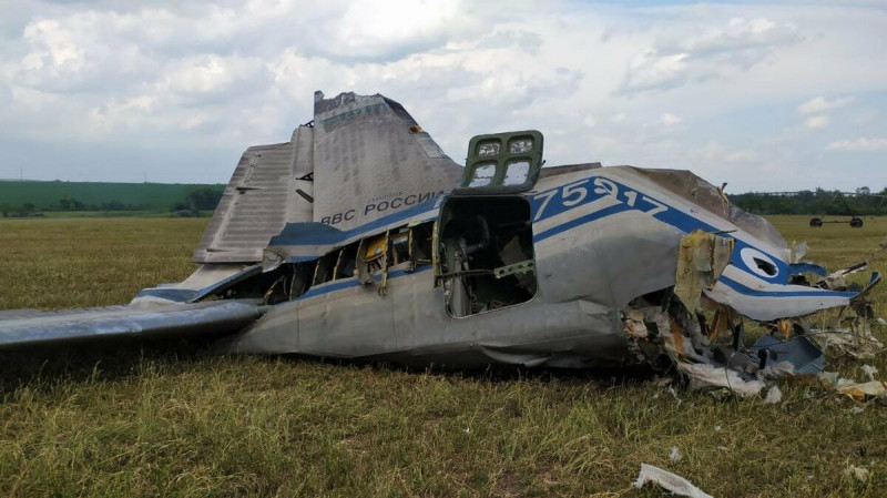 遭瓦格納擊落的Il-22M系列戰機，造成俄軍重大損失。    畫面翻攝自推特@Osinttechnical