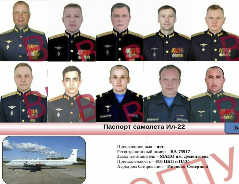 遭瓦格納軍團攻擊而殉職的俄羅斯飛官名單曝光。   畫面翻攝自推特＠KilledInUkraine