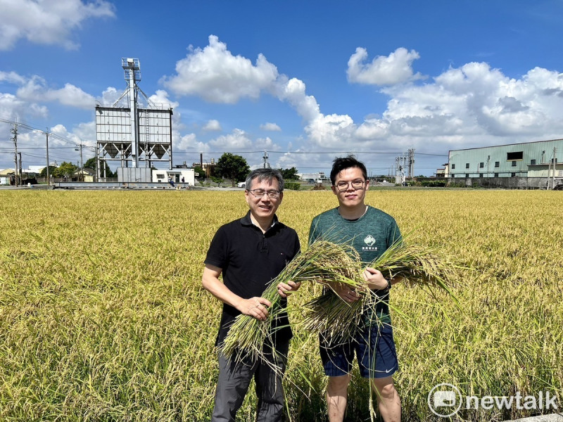 智耕創新團隊執行長黃明發成功研發天然低蛋白米。    唐復年/攝