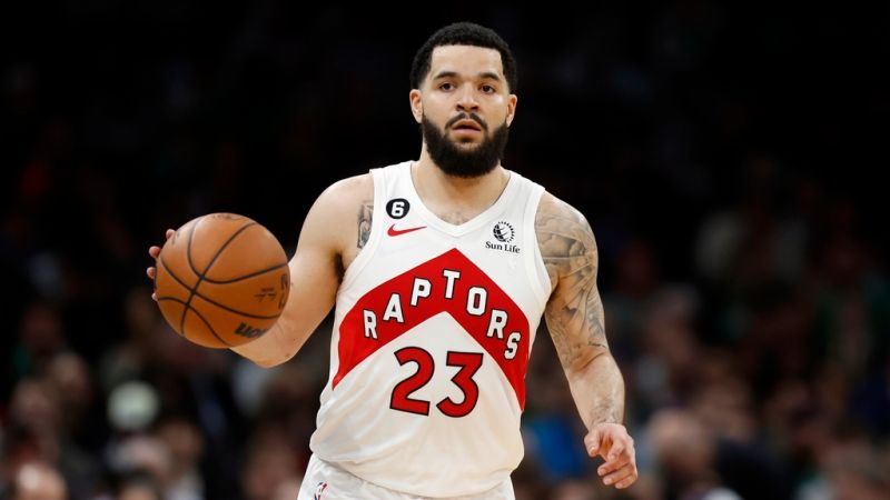 ▲暴龍後衛Fred VanVleet今夏將拒絕行使球員選項，成為自由球員，確定和火箭隊達成一份3年1.3億美元頂薪合約協議。（圖／美聯社／達志影像）   