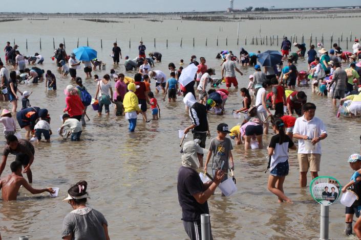 《觀光赤嘴園挖文蛤體驗》活動將在9月16－17日、9月30日－10月1日辦理。   圖：取自台南縣政府網站（資料照）