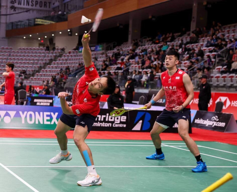 「麟洋配」順利闖進加拿大羽球公開賽4強。   圖/中央社（Badminton Photo提供）