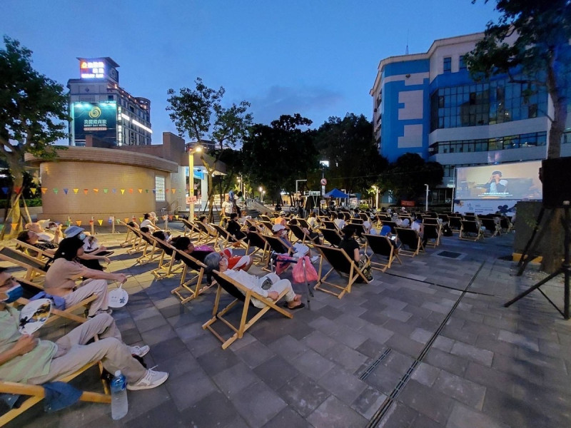 金獎紀錄片《神人之家》首次戶外放映 星空夜映感動滿場觀眾   圖：新北市新聞局/提供