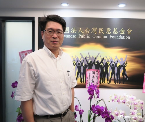 游盈隆教授是台灣知名的民調專家，熟悉綠營政治。   圖：鄒麗泳/攝