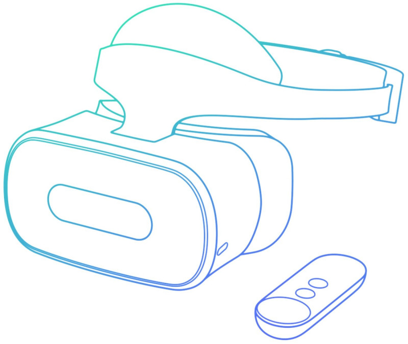 Google在Google I/O發表會上宣布，即將推出全新獨立式VR顯示器，雖然具體上市時間尚未確定，但是概念圖已經先行流出。   圖：翻攝自Channel News