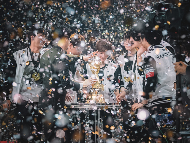 SKT在2016年、2017年連續兩年奪下MSI冠軍。 圖：翻攝自 LoL Esports Photos flickr