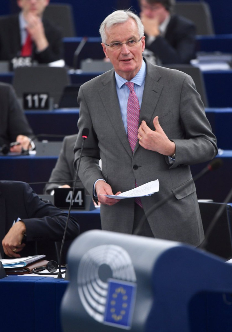 歐盟負責英國退歐事務談判的首席代表巴尼耶獲得授權，將自6月中展開與英國的磋商。   圖：翻攝巴尼耶推特