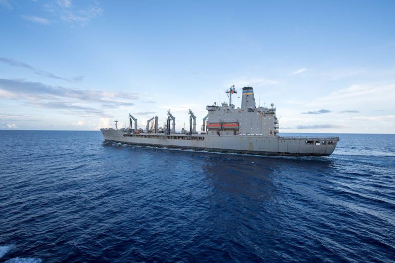 美國首次派遣1艘軍艦杜威號，駛近美濟礁12海浬範圍，在南海進行「自由航行」的巡航任務   圖：翻攝杜威號臉書