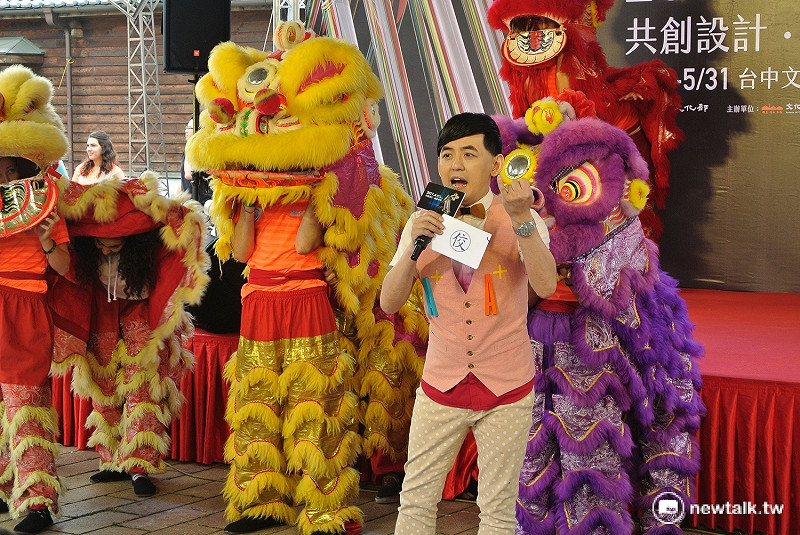 黃子佼擔任2017A+創意季開幕主持人。   圖：唐復年/攝