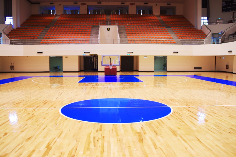 世大運在新竹的籃球場館。   圖：台北市政府提供