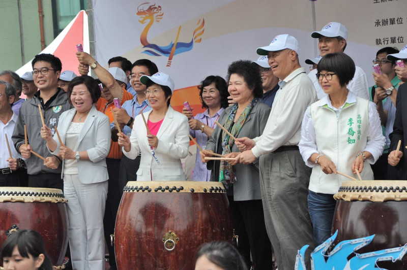 高雄市長陳菊出席開幕活動，預祝所有參賽選手在接下來的比賽全力以赴。   圖：高雄市政府提供