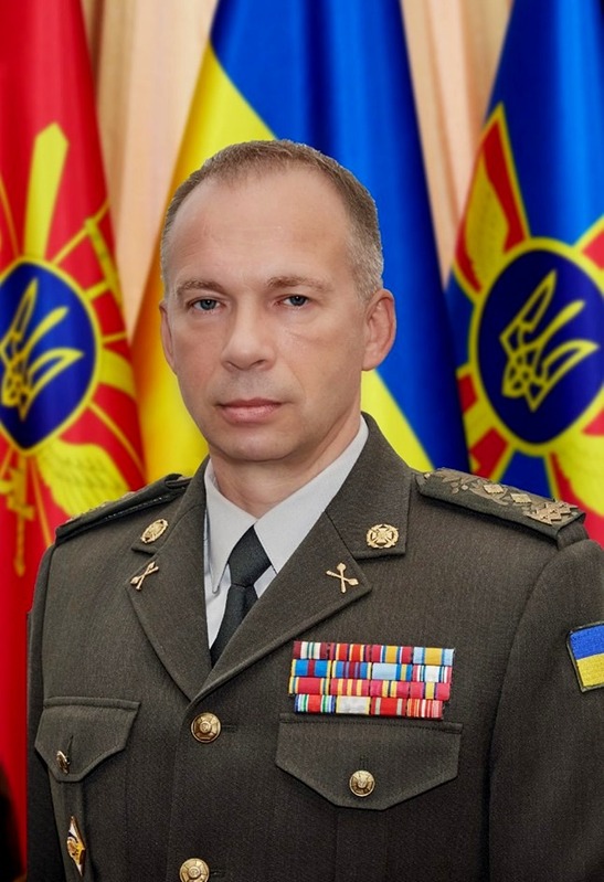 烏克蘭陸軍總司令瑟爾斯基上將（Oleksandr Syrskyi），曾指揮基輔戰役並策畫哈爾科夫大反攻，獲頒烏克蘭英雄勳章。   圖：翻攝自維基百科