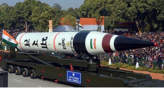 印度烈火系列洲際彈道導彈。   圖 : 翻攝自新浪軍事