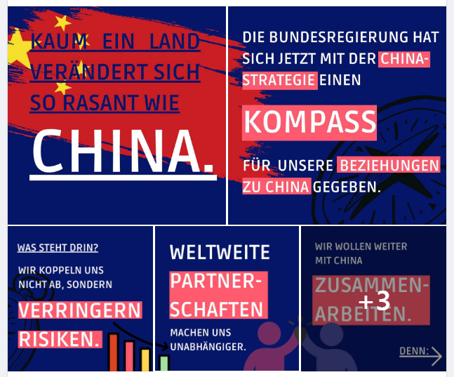 德國發布第一份「中國戰略」報告，表示聯邦政府將從根本上重新思考與安排他們應對中國所面臨的挑戰。   圖：翻攝自德國外交部Auswärtiges Amt臉書