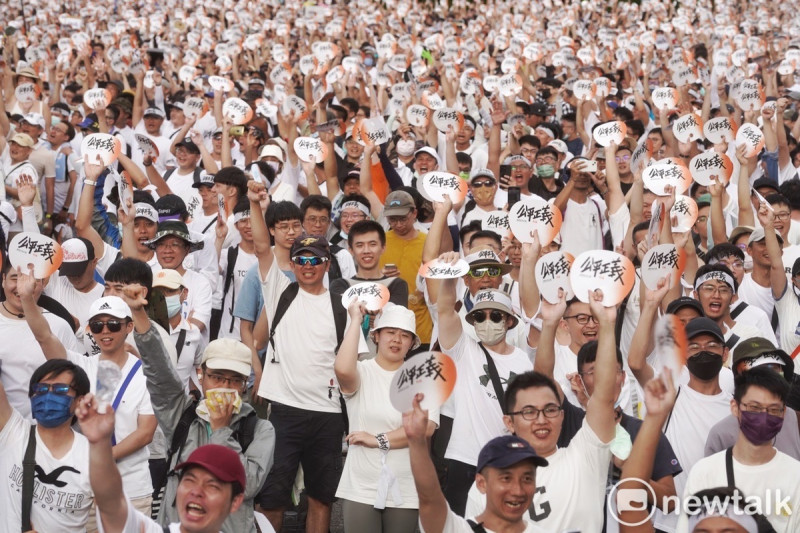 「716公平正義就台灣」凱道遊行。   圖：張良一 / 攝