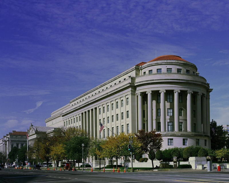 美國聯邦貿易委員會位於華盛頓的總部。資料照片。 圖：翻攝自維基百科