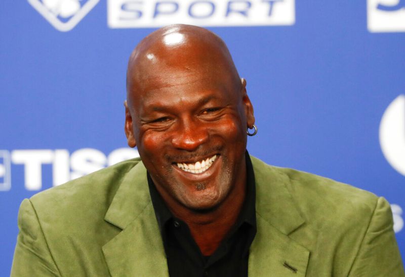 Michael Jordan出售自己在夏洛特黃蜂的股份。   圖／美聯社／達志影像