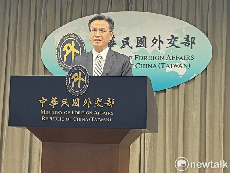 外交部發言人劉永健表示，外交部尊重民主基金會的董事會治理及獨立運作。   圖：林昀真/攝