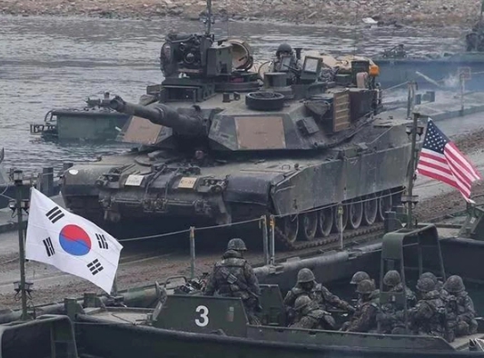 南韓與美國將於3月4日至14日實施代號為「自由護盾」（Freedom Shield）的聯合軍演。   圖 : 翻攝自東方點兵（資料照）