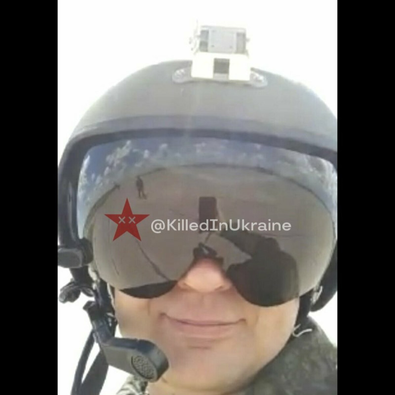 赤塔第 112 獨立直升機團指揮官維塔利耶維奇上校，在駕駛 Ka-52 直升機時，被烏軍擊落而身亡。   圖：翻攝自 KIU • Russian Officers killed in Ukraine 推特