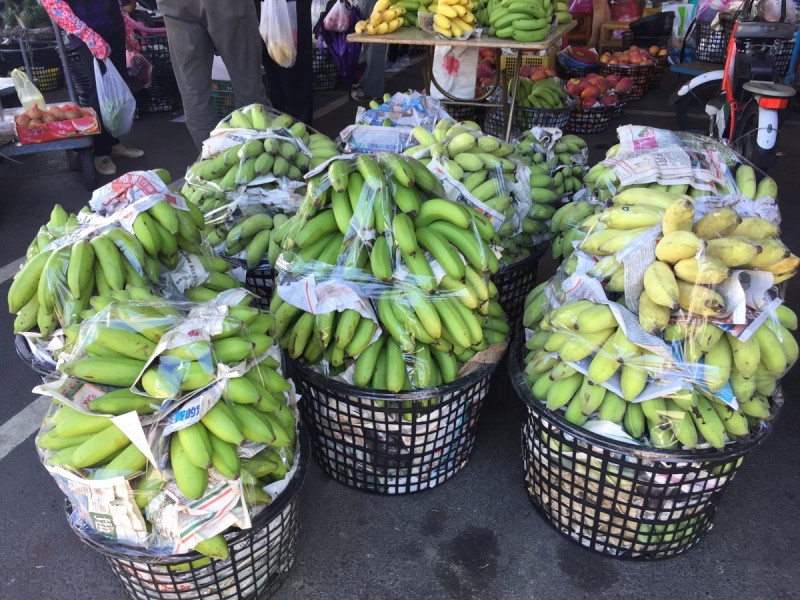 農委會農糧署公布農業產物及民間設施估計損失計9,442萬元，其中農產以香蕉損失最為慘重。   圖：葉宜哲／攝