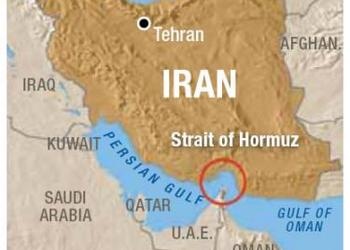 伊朗革命衛隊揚言封鎖荷姆茲海峽。   圖：翻攝自維基百科