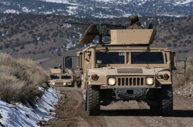 美國答應軍援蒙古的武裝車輛。   圖 : 翻攝自騰訊網