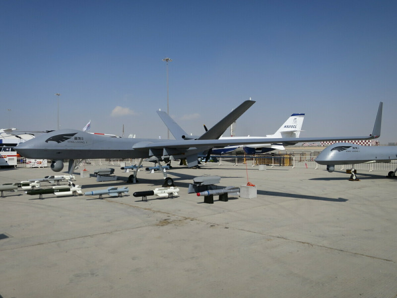 沙國與阿聯曾購買成都飛機工業集團製造的翼龍-2（Wing Loong II），但日後轉而購買「更為可靠」的土國 TB2 無人機。圖為翼龍-2。 圖：翻攝自維基百科